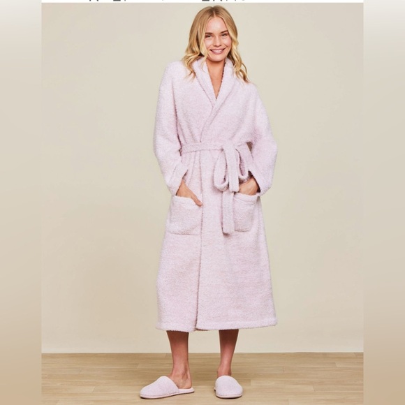 Barefoot Dreams Other - BAREFOOT DREAMS CozyChic Adult Robe | Sz 2 | Light Pink EUC